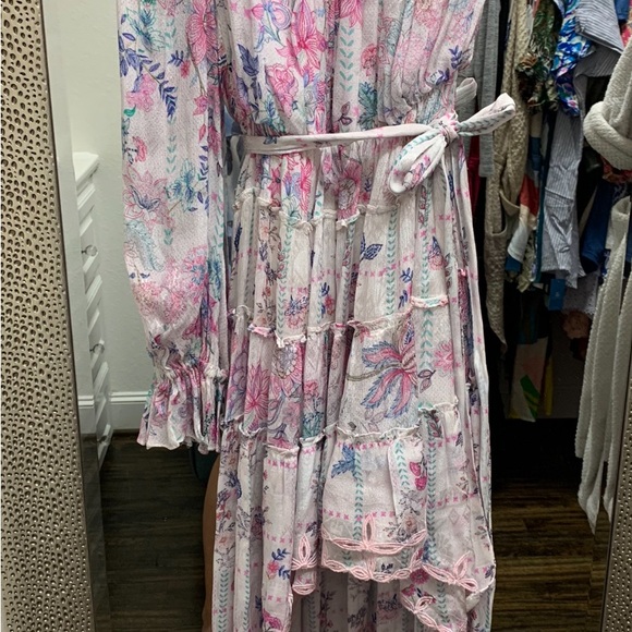 Hemant & Nandita Kati off shoulder long dress xs - Picture 2 of 3